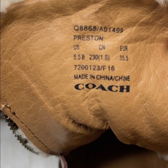 COACH ankle boots - Picture 9 of 10